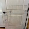 custom-half-door-elevator-baffle-3-75-inch-projection Custom half-door elevator baffle with 3-3/4-inch projection fabricated from 3/8-inch clear acrylic for residential elevator retrofit applications.
