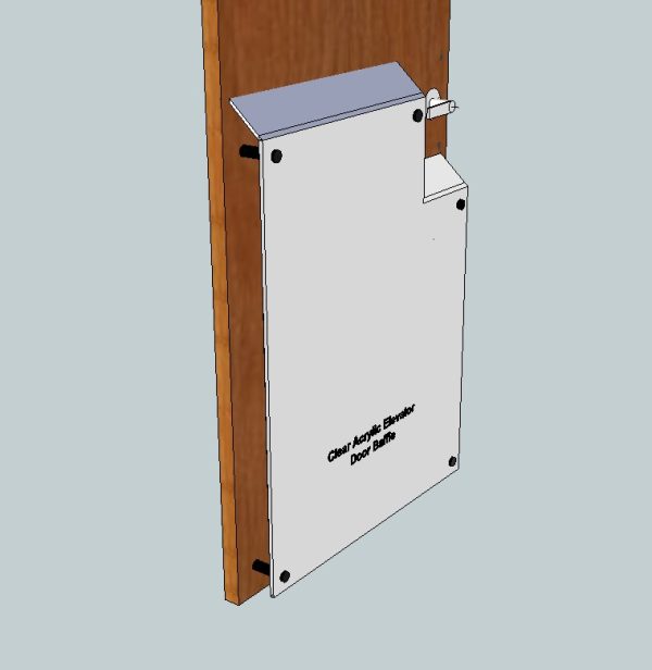 Standard Residential Elevator Door Baffle (29" & 33")